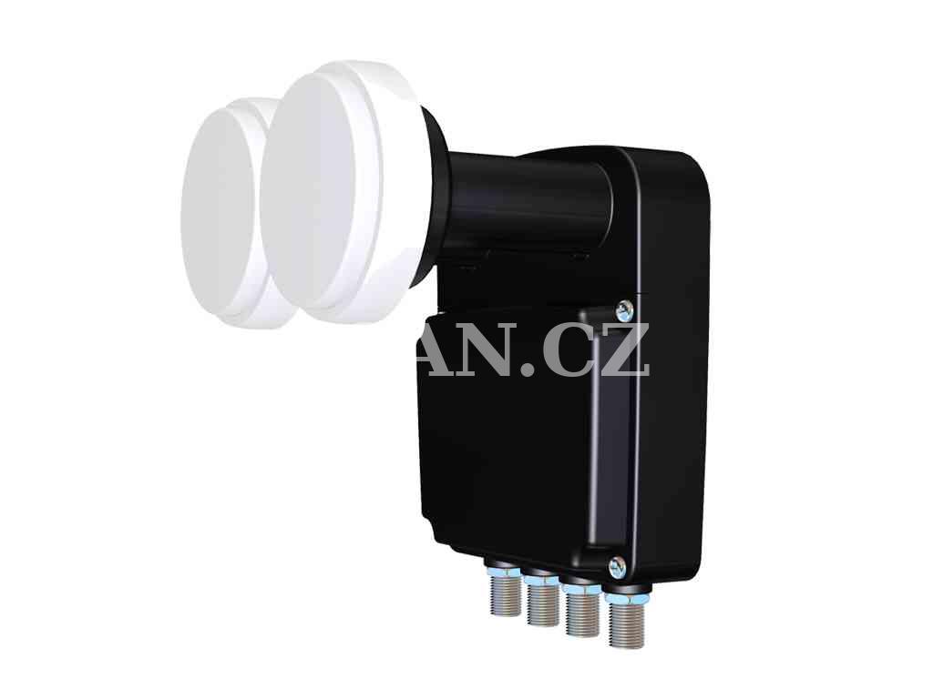 LNB Monobloc Triplefeed Inverto Single – 3 Degrés (Hotbird 13° + Eutelsat 16° + Astra 19.2°), HD Ready